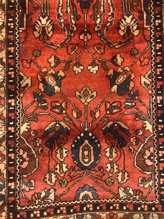 25'4 x 2'7ft Meheraban Runner(ca.1840) Handmade Woven Genuine Antique Rug