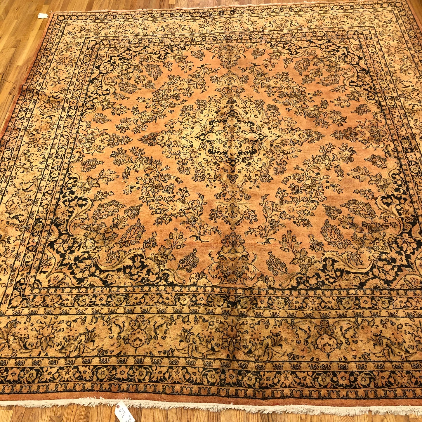 Kazmin Area Rug 11 x 10 ft (ca.1920) Handmade